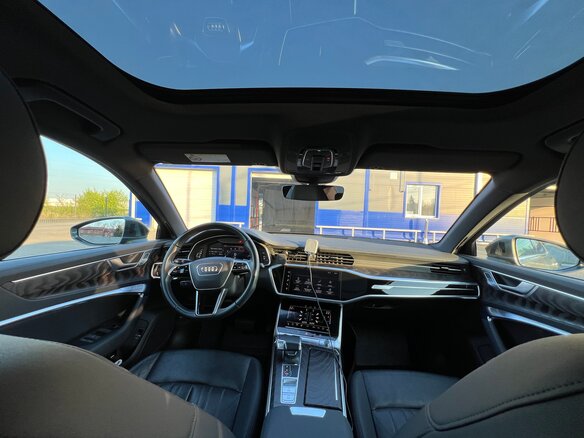 2020 Audi A6 40 TDI V (C8), серый, 4100000 рублей - вид 8