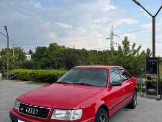 1991 Audi 100 IV (C4), красный, 380000 рублей, вид 1