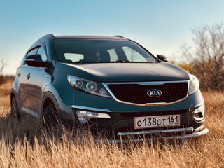 2014 Kia Sportage III, синий, 1650000 рублей, вид 4