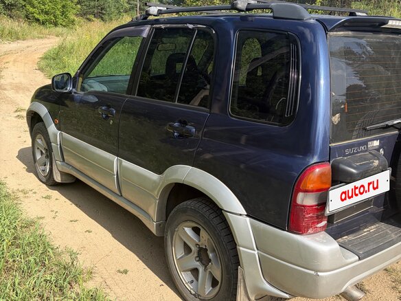 2001 Suzuki Escudo II, синий, 585000 рублей - вид 6
