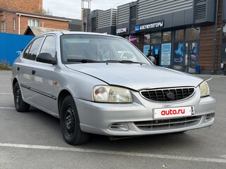 2006 Hyundai Accent ТагАЗ II, серебристый, 330000 рублей, вид 1