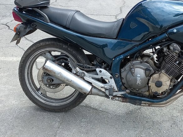 1991 Yamaha XJ400, зелёный, 180000 рублей - вид 5