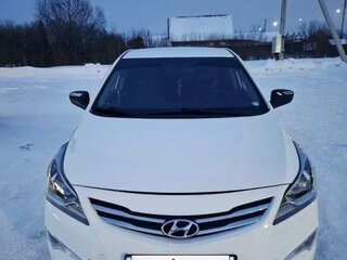 2011 Hyundai Solaris I, белый, 535000 рублей, вид 1