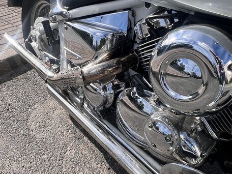 2005 Yamaha XVS400 Drag Star, белый, 400000 рублей, вид 4