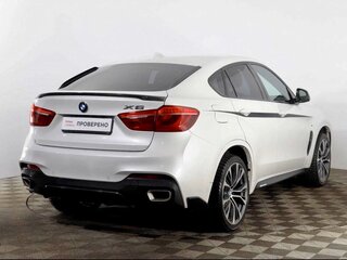 2017 BMW X6 30d II (F16), белый, 4390900 рублей, вид 4