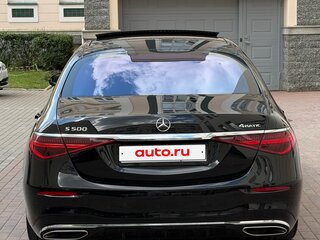 2021 Mercedes-Benz S-Класс 500 Long 4MATIC VII (W223), чёрный, 10200000 рублей, вид 4