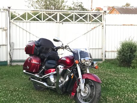 2002 Honda VTX 1800, красный, 750000 рублей, вид 3