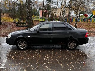 2009 Lada (ВАЗ) Priora I, чёрный, 220000 рублей, вид 4