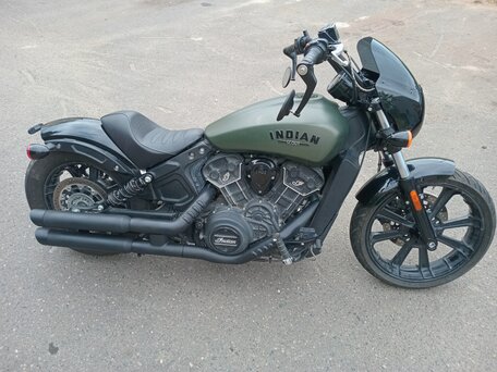 2023 Indian Scout, зелёный, 1190000 рублей, вид 1
