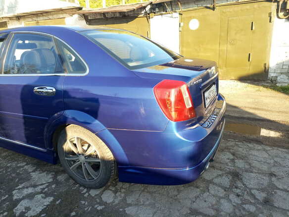 2008 Chevrolet Lacetti I, синий, 600000 рублей - вид 3