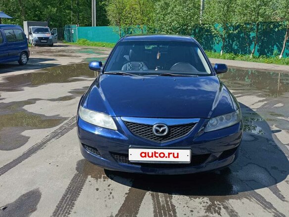 2004 Mazda 6 I (GG), синий, 530000 рублей