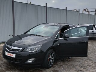 2012 Opel Astra J Рестайлинг, чёрный, 710000 рублей, вид 2