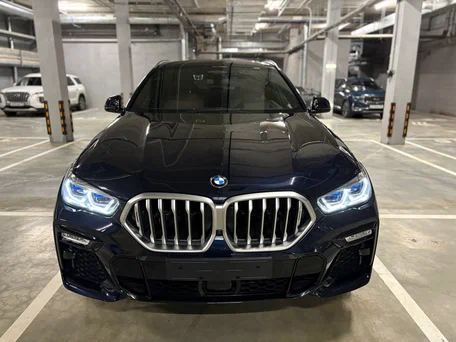 2021 BMW X6 40i III (G06), синий, 9590000 рублей, вид 2