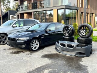 2013 BMW 5 серии 525d xDrive VI (F10/F11/F07), чёрный, 1700000 рублей, вид 1