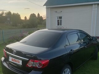 2012 Toyota Corolla X (E140, E150) Рестайлинг, чёрный, 900000 рублей, вид 4