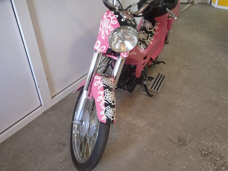 2014 Jawa 50, розовый, 105000 рублей, вид 2
