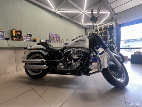2015 Harley-Davidson Fat Boy, белый, 1350000 рублей, вид 1