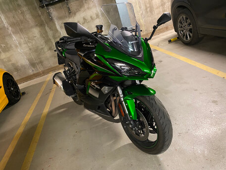 2021 Kawasaki Z 1000SX, зелёный, 1310000 рублей, вид 1
