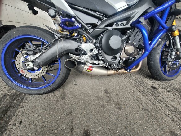 2018 Yamaha MT-09 (FZ-09), синий, 1000000 рублей - вид 3