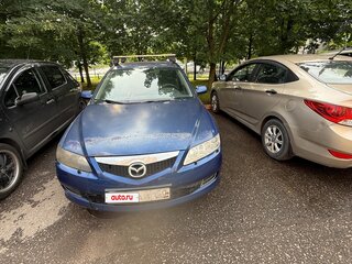 2006 Mazda 6 I (GG) Рестайлинг, синий, 250000 рублей, вид 2