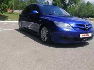 2007 Mazda 3 I (BK) Рестайлинг, синий, 290000 рублей, вид 4