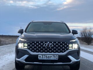 2021 Hyundai Santa Fe IV Рестайлинг, синий, 4000000 рублей, вид 2