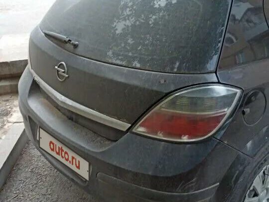 2007 Opel Astra H Рестайлинг, чёрный, 350000 рублей - вид 3