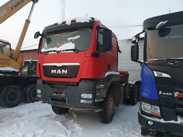 2015 MAN TGS, красный