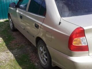 2005 Hyundai Accent ТагАЗ II, бежевый, 350000 рублей, вид 2