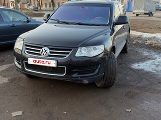 2008 Volkswagen Touareg I Рестайлинг, чёрный, 1200000 рублей, вид 2