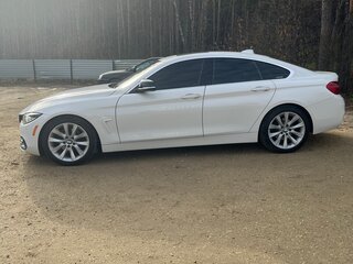 2018 BMW 4 серии Gran Coupe 430i F32/F33/F36 Рестайлинг, белый, 2500000 рублей, вид 3