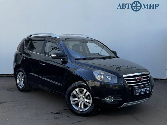 2016 Geely Emgrand X7 I Рестайлинг, чёрный - вид 2