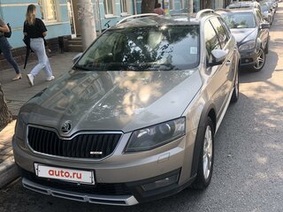 2014 Skoda Octavia Scout III (A7), бежевый, 1090000 рублей, вид 2