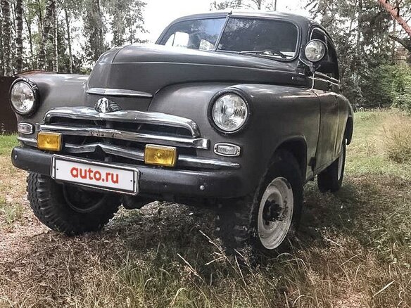 1956 ГАЗ М-72, зелёный - вид 1