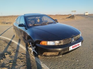 2002 Mitsubishi Galant VIII Рестайлинг, чёрный, 190000 рублей, вид 2