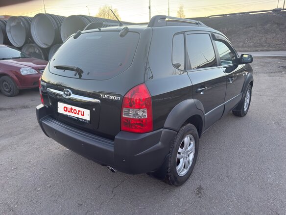 2005 Hyundai Tucson I, зелёный - вид 4