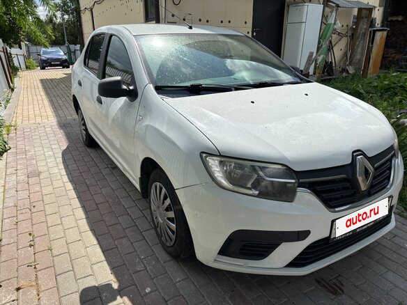 2019 Renault Logan II Рестайлинг, белый, 545000 рублей