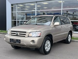 2005 Toyota Highlander I (XU20) Рестайлинг, бежевый, 800000 рублей, вид 3