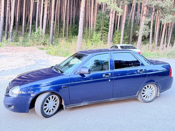 2014 Lada (ВАЗ) Priora I Рестайлинг, синий, 560000 рублей - вид 7