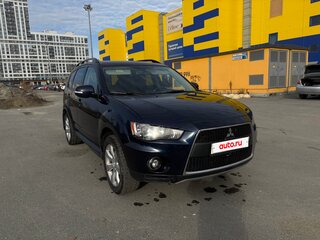 2010 Mitsubishi Outlander II Рестайлинг, синий, 1149000 рублей, вид 2