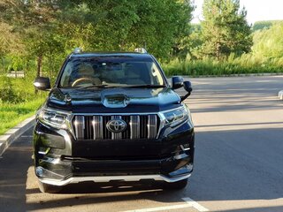 2018 Toyota Land Cruiser Prado 150 Series Рестайлинг 2, чёрный, 4300000 рублей, вид 2