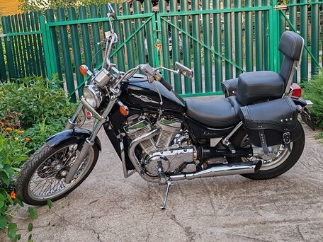 1995 Suzuki Intruder VS 400, чёрный, 300000 рублей, вид 4
