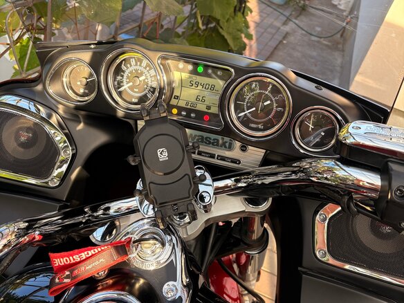2009 Kawasaki VN1700 Vulcan, красный, 670000 рублей - вид 11