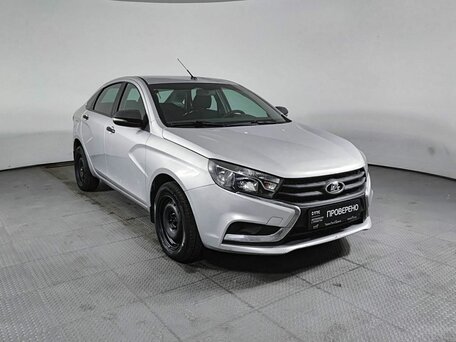 2016 Lada (ВАЗ) Vesta I, серебристый, 614000 рублей, вид 3