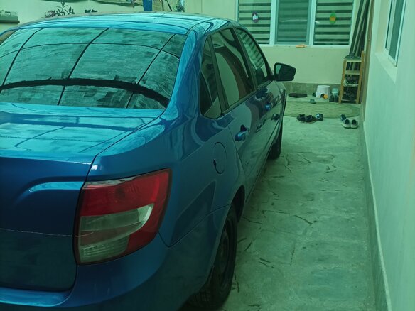 2017 Lada (ВАЗ) Granta I, синий, 475000 рублей - вид 5