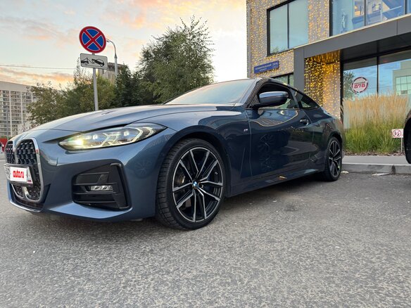 2020 BMW 4 серии 420d xDrive G22, G23, G26, синий - вид 7