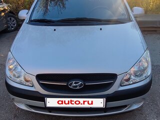 2008 Hyundai Getz I Рестайлинг, серебристый, 525000 рублей, вид 1