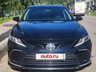 2022 Toyota Camry VIII (XV70) Рестайлинг, чёрный, 2400000 рублей, вид 4