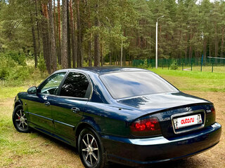 2007 Hyundai Sonata ТагАЗ IV (EF) Рестайлинг, синий, 250000 рублей, вид 1