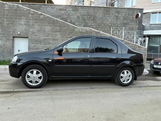 2009 Renault Logan I, чёрный, 390000 рублей, вид 4